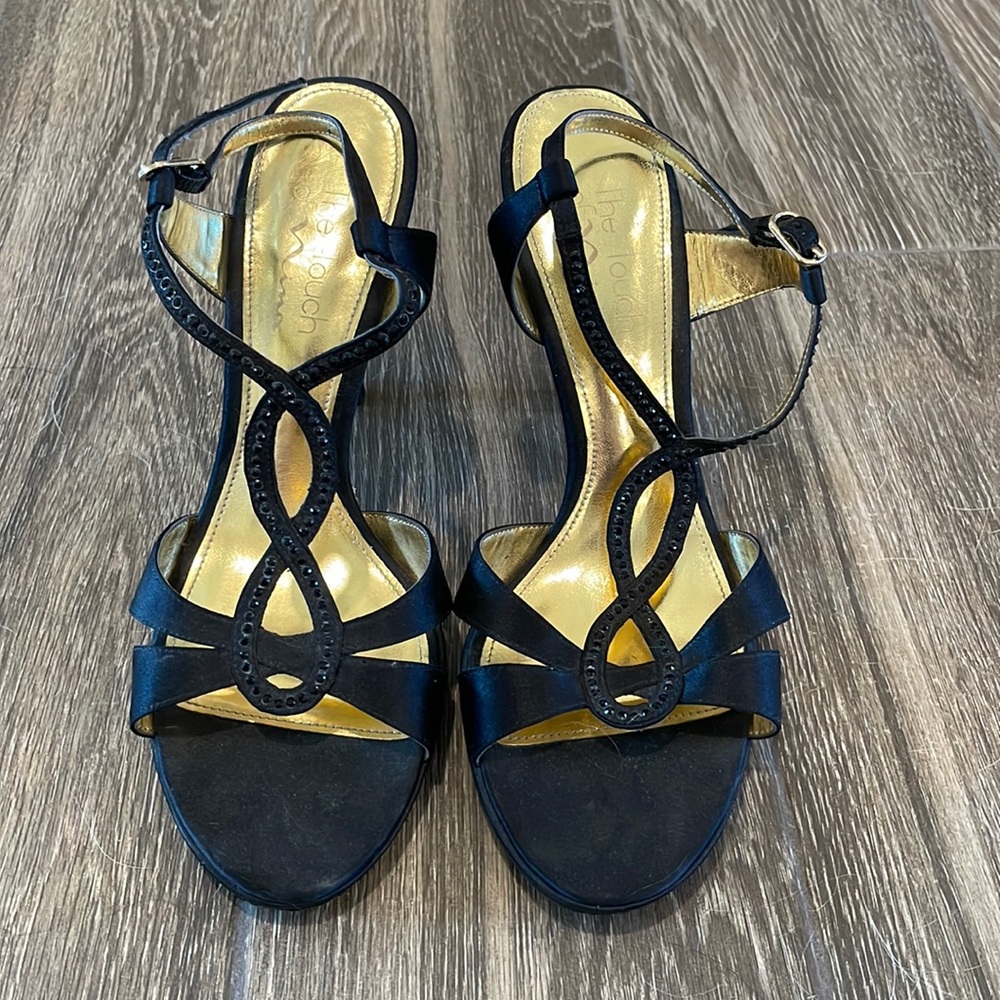 Black Strappy Heels